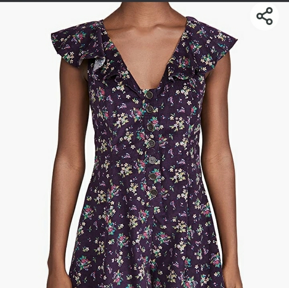 **HP**Nwt Free People Violet Visions Romper - Picture 3 of 14